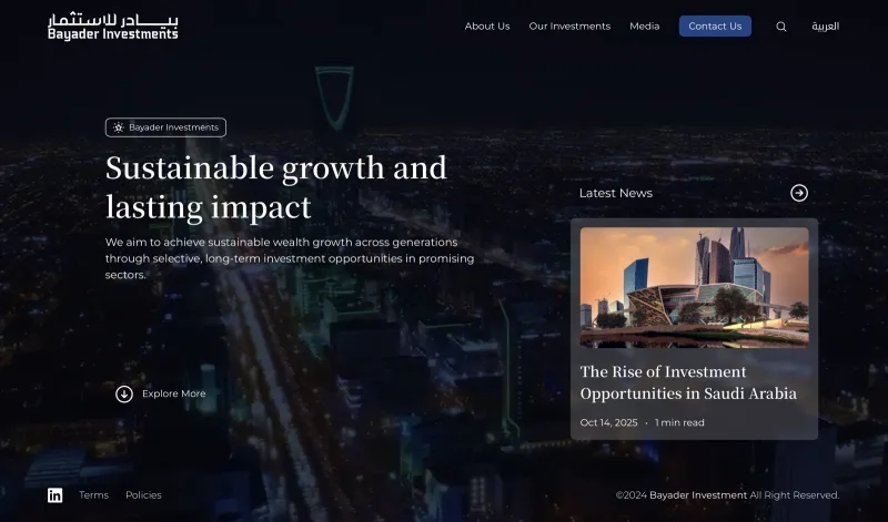 Bayader Investments case study by kaprera